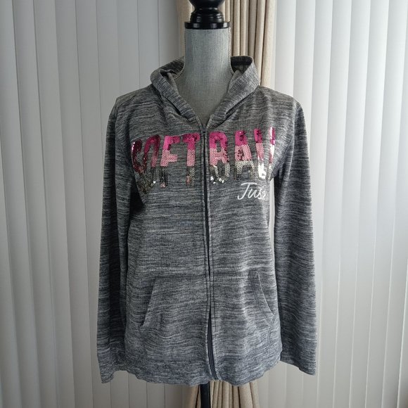 Justice Active Zip Up Hoodie. - Picture 1 of 5